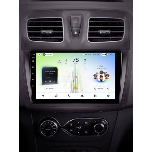 Штатная магнитола Teyes CC4L 6+64 Gb Renault Logan 2 2012-2022 / Sandero 2 2013-2022 (F1) (B) 9"