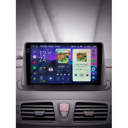 Штатна магнітола Teyes CC4 Pro 2k 12+256 Gb Renault Megane 3 2008-2014 9"