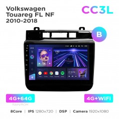 Штатна магнітола Teyes CC3L 4+64 Gb Volkswagen Touareg FL NF 2010-2018 (B) 9"