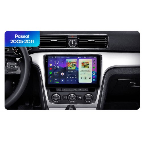 Штатная магнитола Teyes CC4 Pro 2k 8+128 Gb Volkswagen Bora, Golf 6, Passat, Scirocco, Sharan, Touran / Skoda Octavia, Fabia 2 PQ 10"