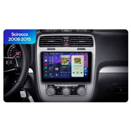 Штатная магнитола Teyes CC4 Pro 2k 8+128 Gb Volkswagen Bora, Golf 6, Passat, Scirocco, Sharan, Touran / Skoda Octavia, Fabia 2 PQ 10"
