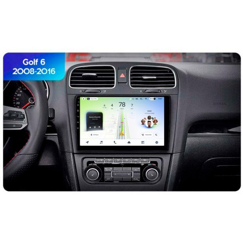 Штатная магнитола Teyes CC4L 4+64 Gb Volkswagen Bora, Golf 6, Passat, Scirocco, Sharan, Touran / Skoda Octavia, Fabia 2 PQ 10"