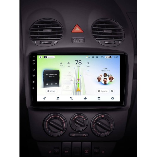 Штатна магнітола Teyes CC4L 6+64 Gb Volkswagen Beetle A4 2002-2011 9"