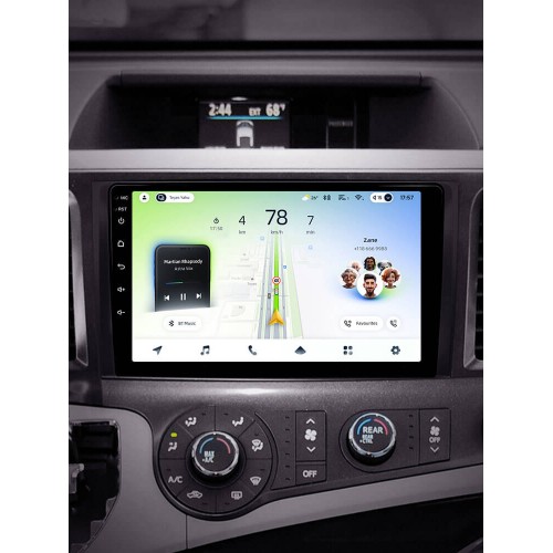 Штатная магнитола Teyes CC4L 6+64 Gb Toyota Sienna 3 XL30 2010-2014 9"