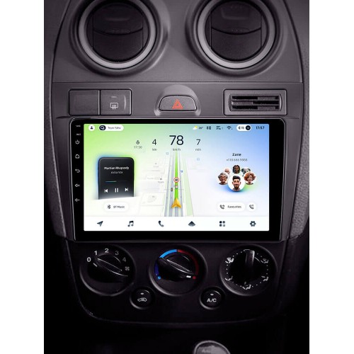 Штатная магнитола Teyes CC4L 6+64 Gb Ford Fiesta Mk5 2002-2008 9"