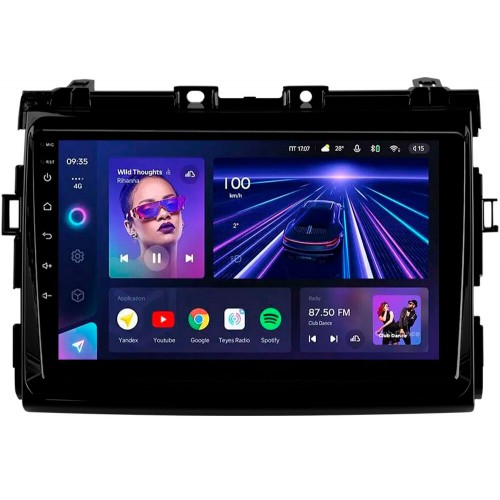 Штатная магнитола Teyes CC3 6+128 Gb 360° Toyota Previa XR50 2006-2019 9