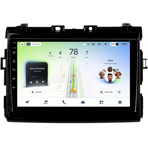 Штатная магнитола Teyes CC4L 6+64 Gb Toyota Previa XR50 2006-2019 9"