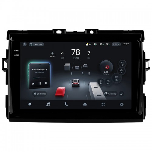 Штатна магнітола Teyes CC4 Pro 2k 8+128 Gb Toyota Previa XR50 2006-2019 9"