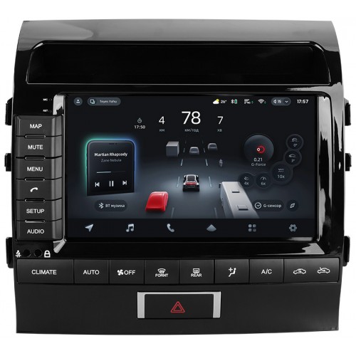 Штатная магнитола Teyes CC4 Pro 2k 12+256 Gb Toyota Land Cruiser 200 11 2007-2015 (F2) (A) 9"