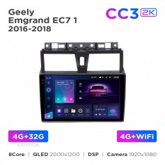 Штатная магнитола Teyes CC3 2k 4+32 Gb Geely Emgrand EC7 1 2016-2018 9