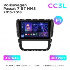 Штатная магнитола Teyes CC3L 4+64 Gb Volkswagen Passat 7 B7 NMS 2015-2018 (F1) 9"