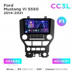 Штатная магнитола Teyes CC3L 4+64 Gb Ford Mustang VI S550 2014-2021 (F1) 9"