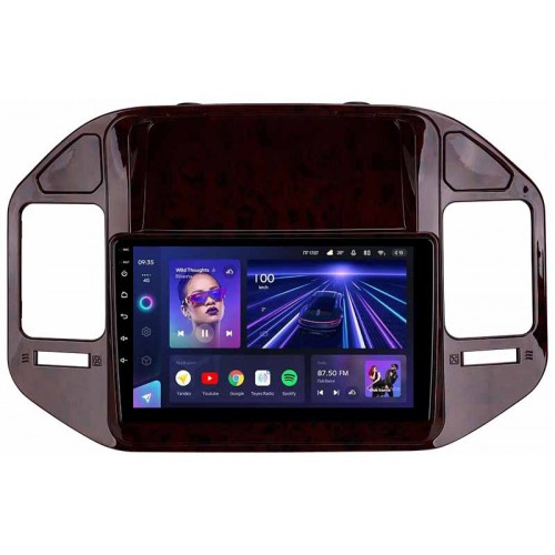 Штатная магнитола Teyes CC3 4+32 Gb Mitsubishi Pajero 3 V70 V60 1999-2006 (brown) 9"