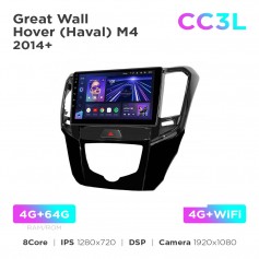 Штатна магнітола Teyes CC3L 4+64 Gb Great Wall Hover (Haval) M4 2014+ 10"