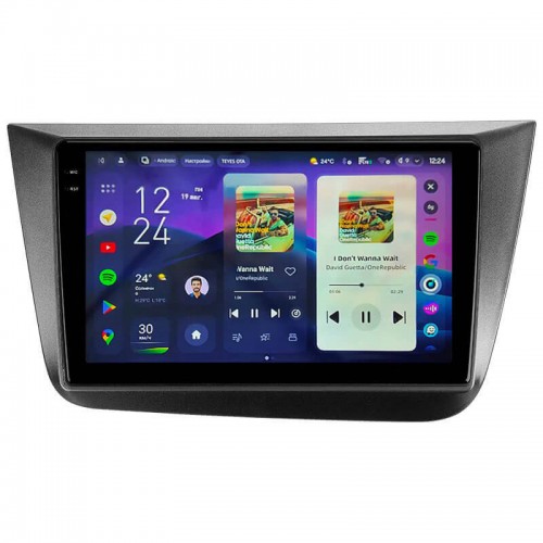 Штатная магнитола Teyes CC4 Pro 2k 12+256 Gb Seat Altea 5P 2004-2015 9"
