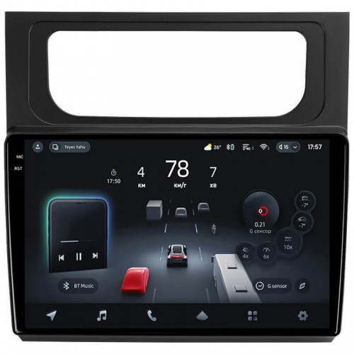 Штатная магнитола Teyes CC4 Pro 2k 8+128 Gb Volkswagen Touran 2 1T 2010-2015 10"