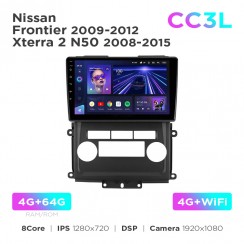 Штатная магнитола Teyes CC3L 4+64 Gb Nissan Frontier 2009-2012 / Xterra 2 N50 2008-2015 10"