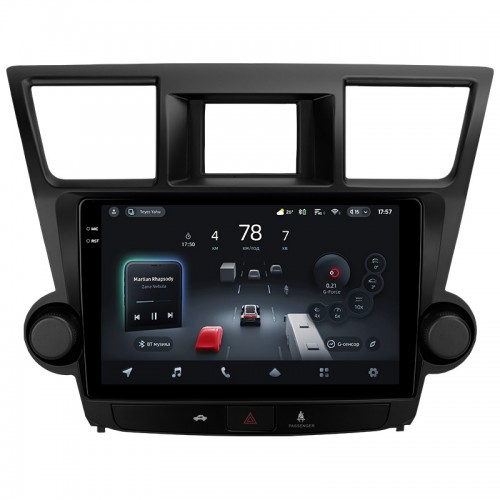 Штатная магнитола Teyes CC4 Pro 2k 8+128 Gb Toyota Highlander 2 XU40 2007-2013 (F2) 10"