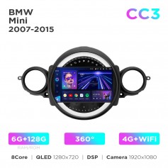 Штатна магнітола Teyes CC3 6+128 Gb 360° BMW Mini 2007-2015 (F1) 9