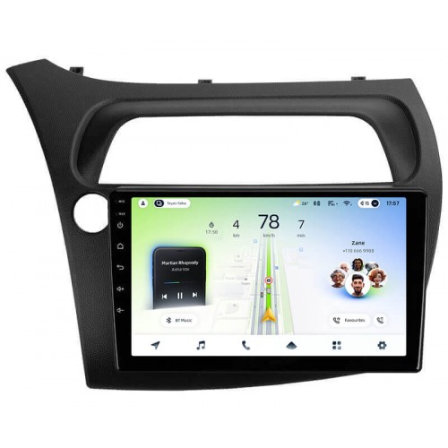 Штатна магнітола Teyes CC4L 4+64 Gb Honda Civic Hatchback 2006-2012 9"