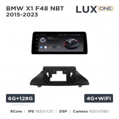 Штатна магнітола Teyes LUX ONE 6+128 Gb BMW X1 F48 NBT 2015-2023 12.3"