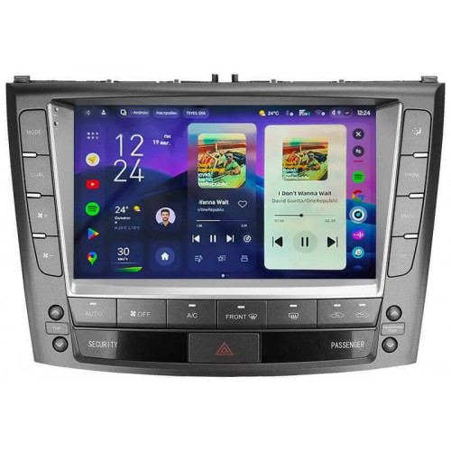 Штатная магнитола Teyes CC4 Pro 2k 8+128 Gb Lexus IS250 XE20 (Hm) 2005-2013 (A) 9"