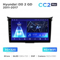 Штатна магнітола Teyes CC2 PLUS 3+32 Gb Hyundai i30 2 GD (0 Din) 2011-2017 9