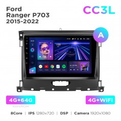 Штатная магнитола Teyes CC3L 4+64 Gb Ford Ranger P703 2015-2022 (A) 9"