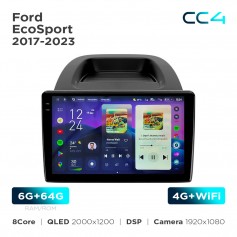 Штатная магнитола Teyes CC4 2k 6+64 Gb Ford EcoSport 2017-2023 10"