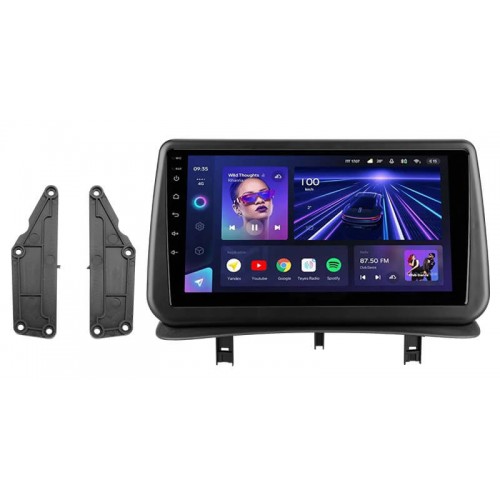 Штатная магнитола Teyes CC3 4+32 Gb Renault Clio 3 (0 Din) 2005-2014 9"
