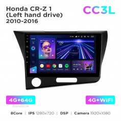Штатна магнітола Teyes CC3L 4+64 Gb Honda CR-Z 1 2010-2016 9"