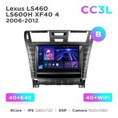Штатная магнитола Teyes CC3L 4+64 Gb Lexus LS460 LS600H XF40 4 2006-2012 (B) 9"
