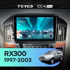 Штатная магнитола Teyes CC4 Pro 2k 12+256 Gb Lexus RX300 XU10 1997-2003 (F1) 9"