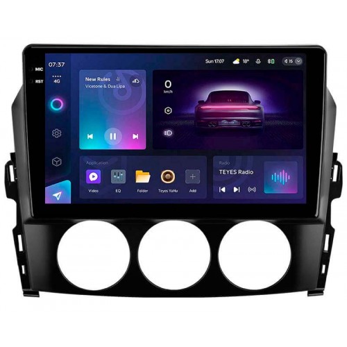 Штатна магнітола Teyes CC3 2k 4+64 Gb Mazda MX-5 3 NC 2008-2015 9"