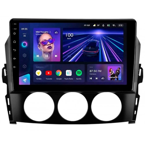 Штатна магнітола Teyes CC3 4+64 Gb Mazda MX-5 3 NC 2008-2015 9"