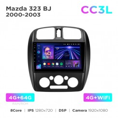 Штатная магнитола Teyes CC3L 4+64 Gb Mazda 323 BJ 2000-2003 9"