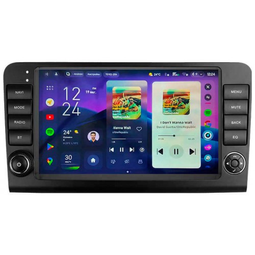 Штатна магнітола Teyes CC4 2k 6+64 Gb Mercedes-Benz ML GL ML350 GL320 X164 2005-2009 (F2) 9"