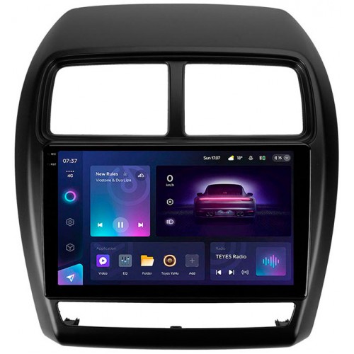 Штатная магнитола Teyes CC3 2k 6+128 Gb 360° Mitsubishi ASX 1 2016-2023 (B) 9"