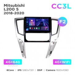 Штатна магнітола Teyes CC3L 4+64 Gb Mitsubishi L200 5 2018-2020 (F2) 9"