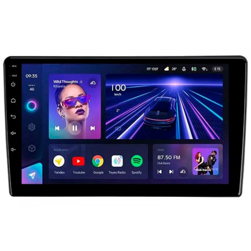 Штатная магнитола Teyes CC3 6+128 Gb 360° Mitsubishi Outlander 1 2002-2008 (F2) 9"