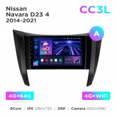 Штатна магнітола Teyes CC3L 4+64 Gb Nissan Navara D23 4 2014-2021 (A) 9"