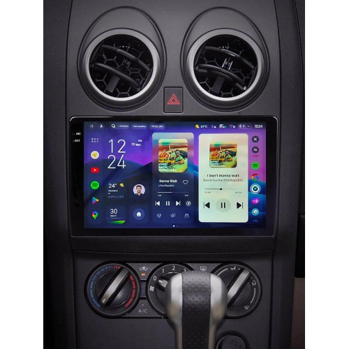Штатная магнитола Teyes CC4 2k 8+128 Gb Nissan Qashqai 1 J10 2006-2013 (F2) 9"