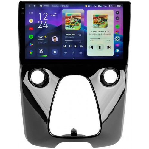 Штатна магнітола Teyes CC4 2k 8+128 Gb Peugeot 108 / Toyota Aygo B40 2014-2021 (F1) 10"