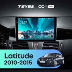 Штатная магнитола Teyes CC4 Pro 2k 8+128 Gb Renault Latitude 1 2010-2015 10"