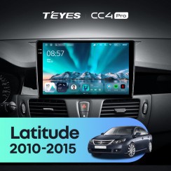 Штатна магнітола Teyes CC4 Pro 2k 12+256 Gb Renault Latitude 1 2010-2015 10"