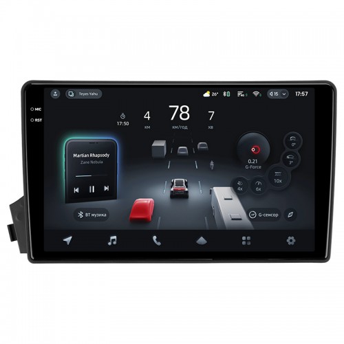 Штатная магнитола Teyes CC4 Pro 2k 8+128 Gb SsangYong Actyon C100 2005-2011 9"
