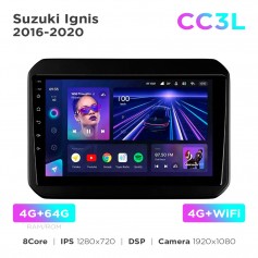 Штатная магнитола Teyes CC3L 4+64 Gb Suzuki Ignis 2016-2020 9"