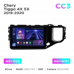 Штатна магнітола Teyes CC3 4+32 Gb Chery Tiggo 4X 5X 2019-2020 10"