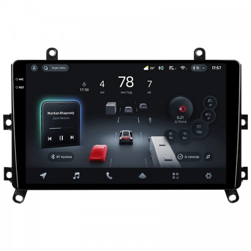 Штатная магнитола Teyes CC4 Pro 2k 8+128 Gb Toyota Highlander 4 XU70 2019-2021 9"