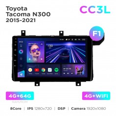 Штатная магнитола Teyes CC3L 4+64 Gb Toyota Tacoma N300 2015-2021 (F1) 9"